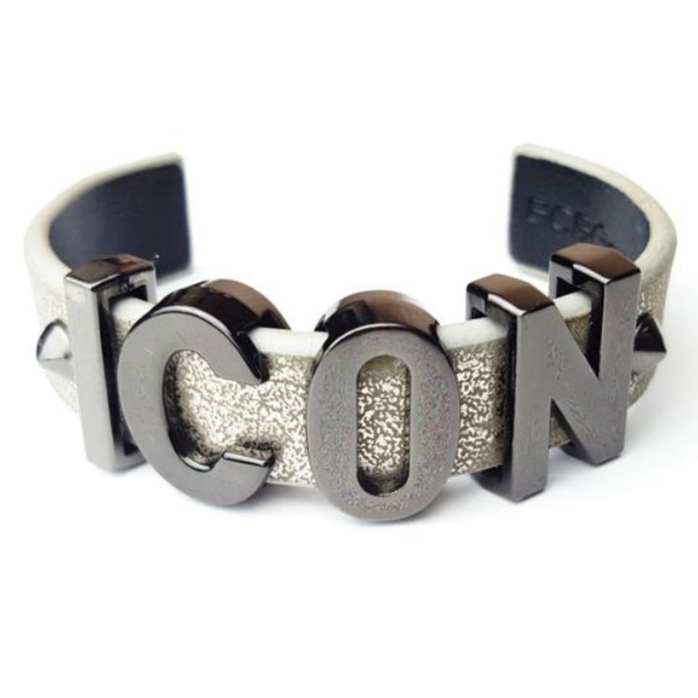 ICON metallic half bracelet by BCBG